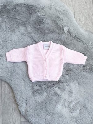 Prem Pink Knitted Cardigan