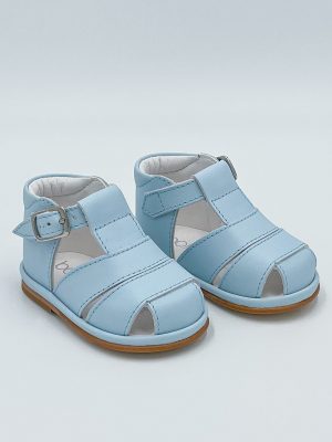 Blue Leather Myles Sandals