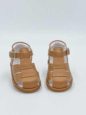 Tan Leather Augusto Sandals
