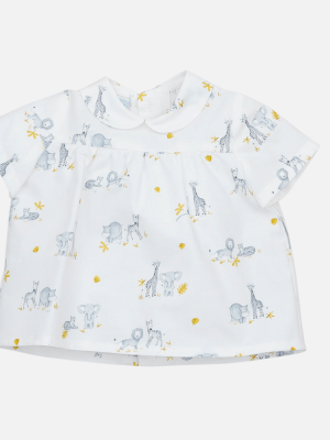 Mustard Safari Print Shirt