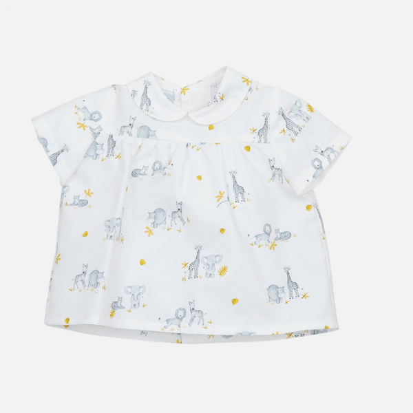 Mustard Safari Print Shirt